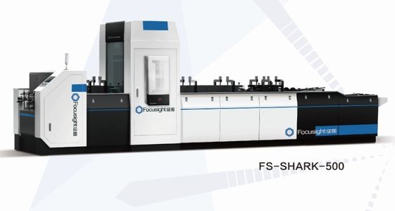 FS-SHARK-500 ट्विन रिजेक्शन सिस्टम FMCG कार्टन प्रिंटिंग मशीन के साथ