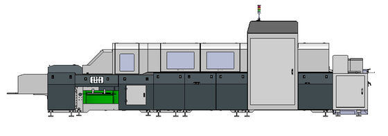 व्हिस्की पैकेजिंग बॉक्स के लिए 250 मीटर / मिन हाई-स्पीड प्रिंटिंग क्वालिटी इंस्पेक्शन मशीन