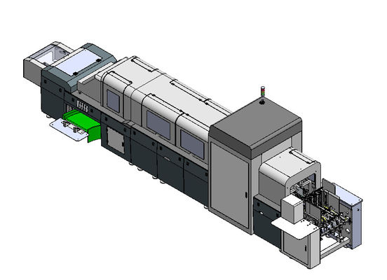 व्हिस्की पैकेजिंग बॉक्स के लिए 250 मीटर / मिन हाई-स्पीड प्रिंटिंग क्वालिटी इंस्पेक्शन मशीन